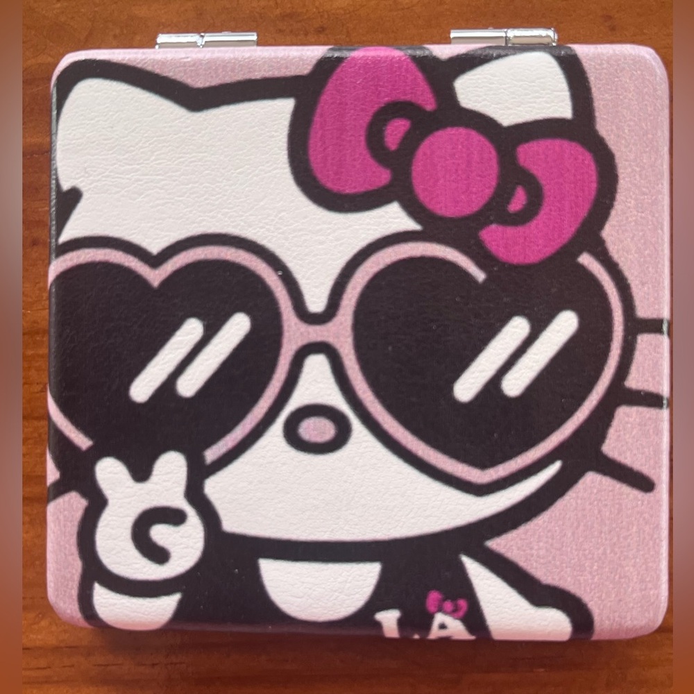 Hello Kitty Pink and Black Sunglasses Case